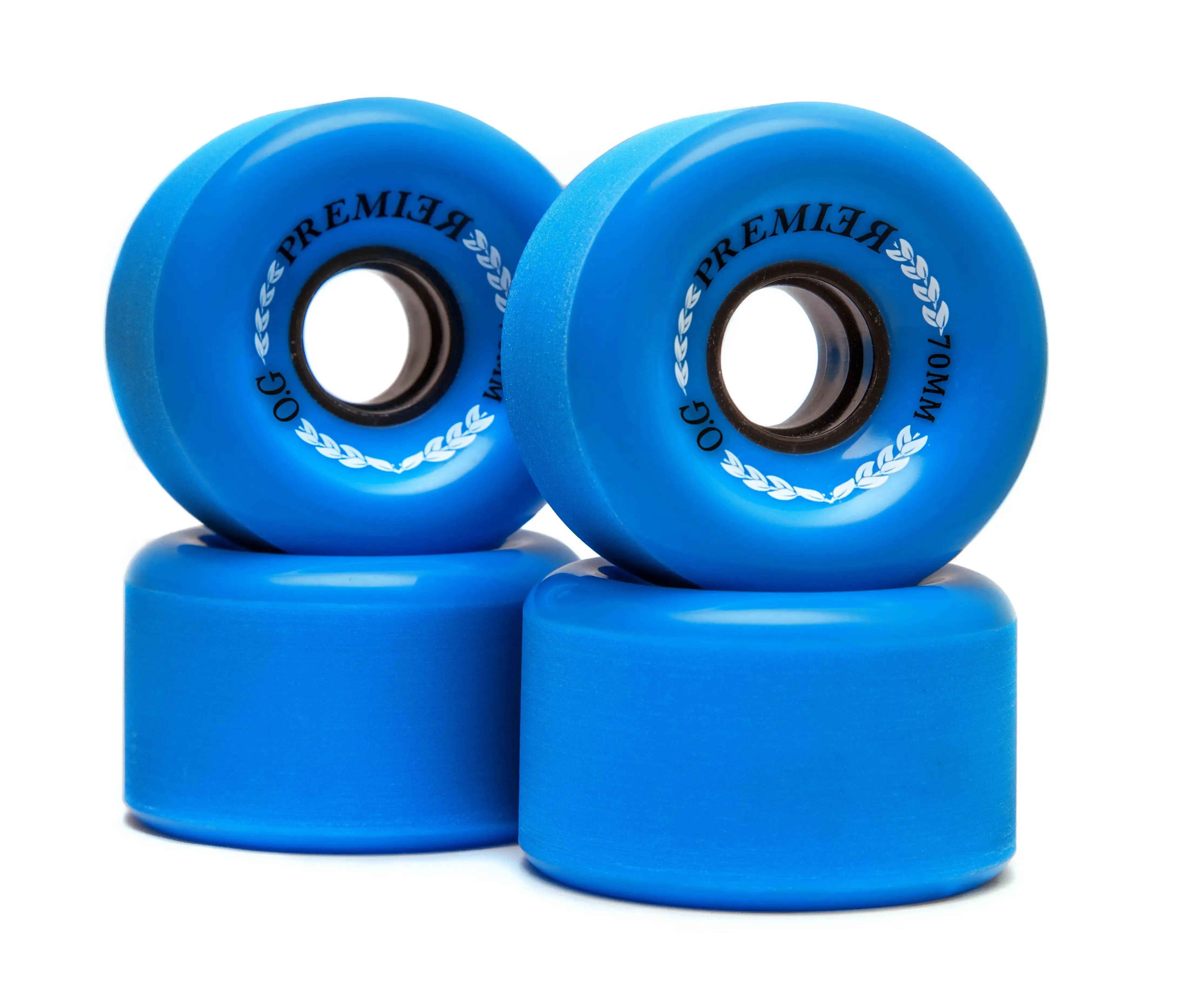 Premier Wheel Co Blue Series freeride wheels — set of four